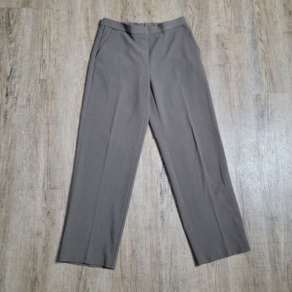 Briggs New York Pull On Career Dress Pants ~ Sz 6P ~ Brown ~ 28.5" Inseam - Picture 2 of 7